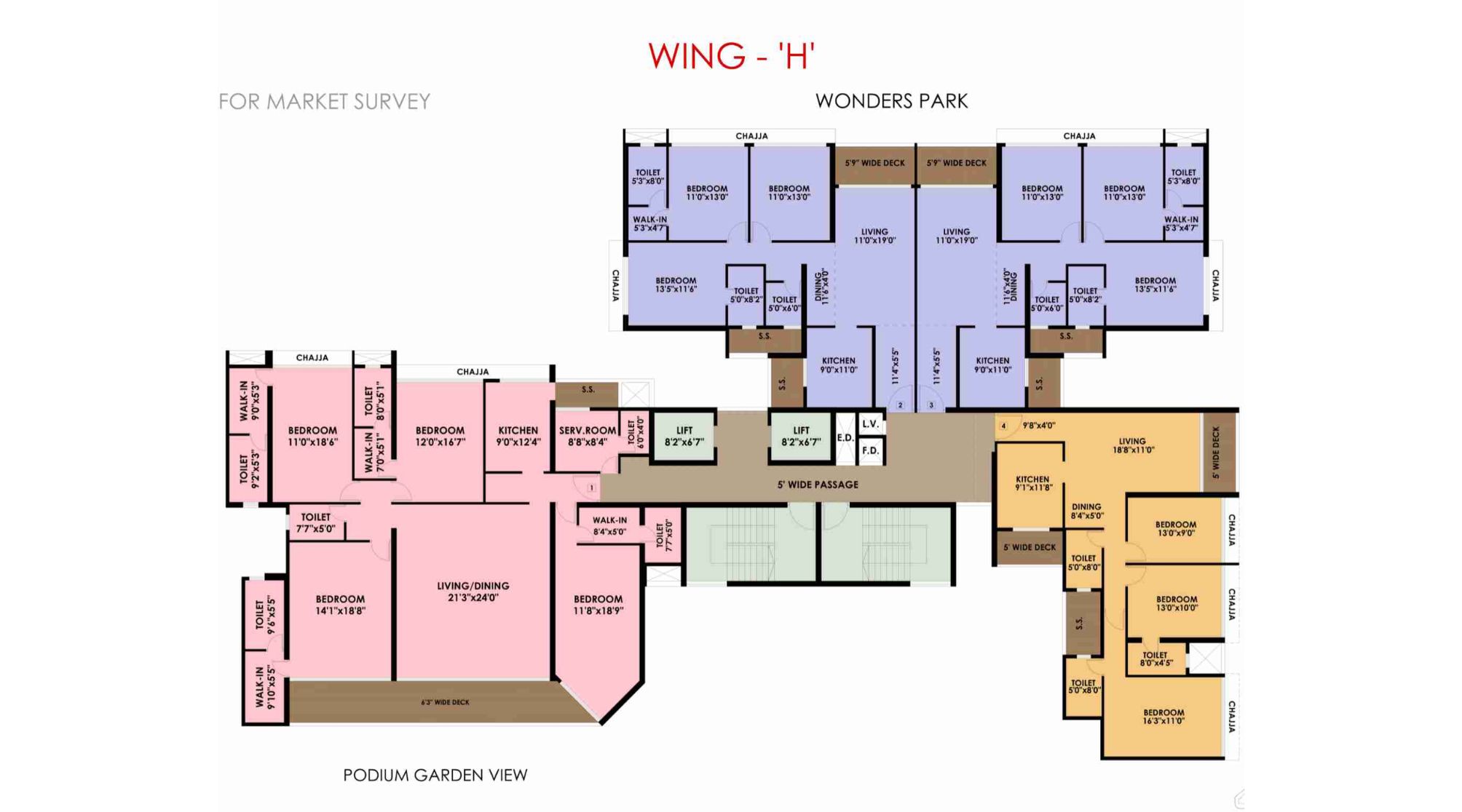Moreshwar-19-East-Floor-Plan-Wing-H