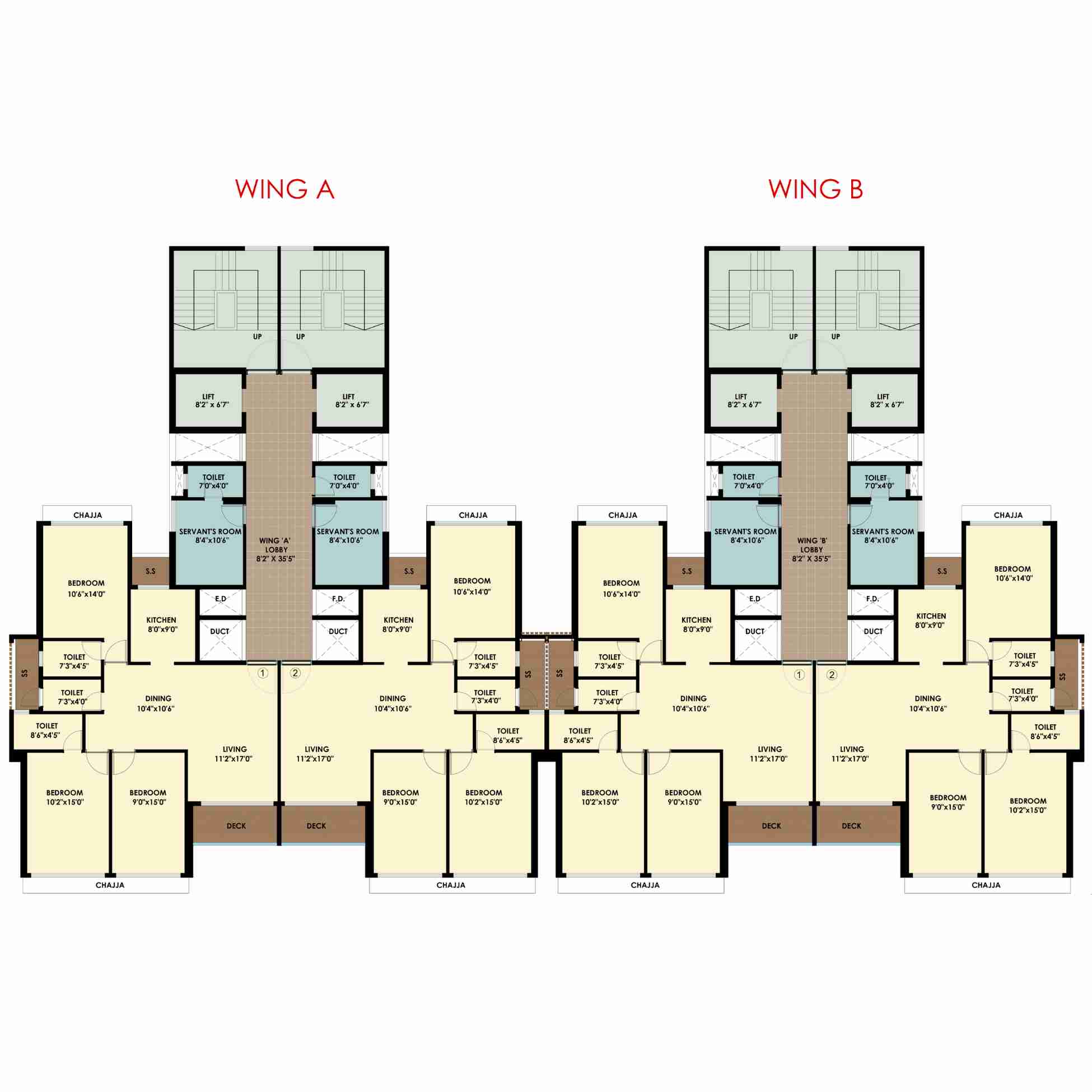 Moreshwar-19-East-Floor-Plan-Wing-A-B